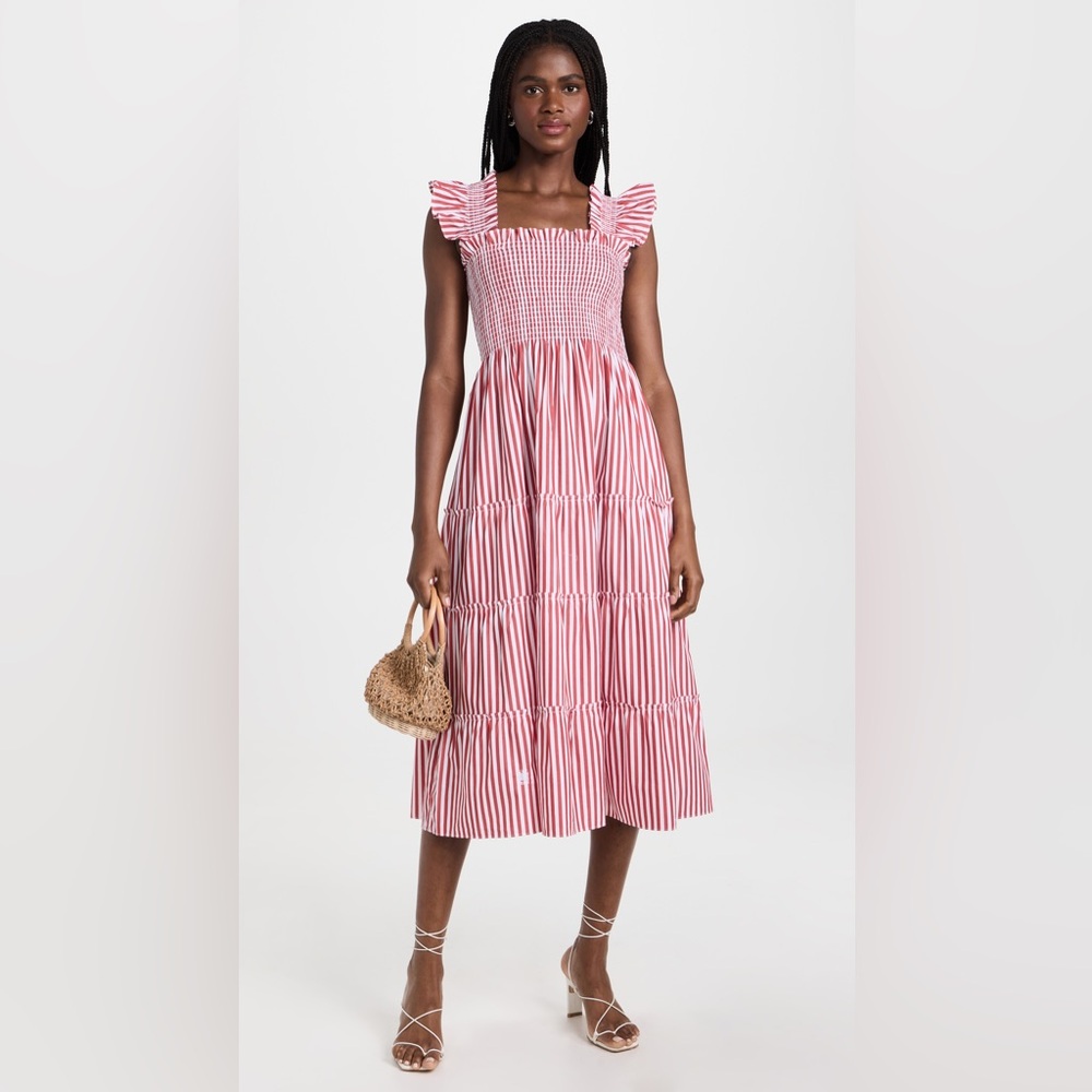 Hill House Cherry Stripe Ellie Nap Dress size XXL
